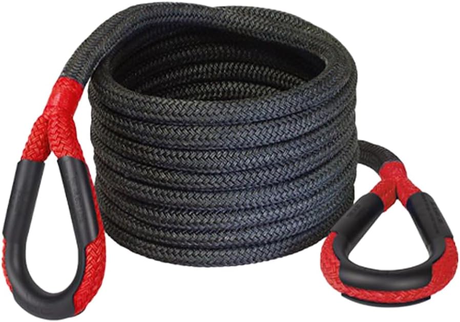 Bubba Rope Power Stretch Recovery Rope, 7/8” x 20 ft. – Heavy-Duty Vehicle Recovery Rope: 28,600 lbs. Breaking Strength - Blue