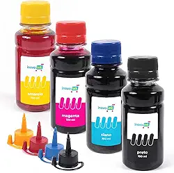 Kit 4 Tintas Para Brother DCP-T220 100ml Inova Ink