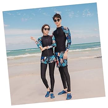 Amazon | 水着 長袖 ラッシュガード 上下セット レディース