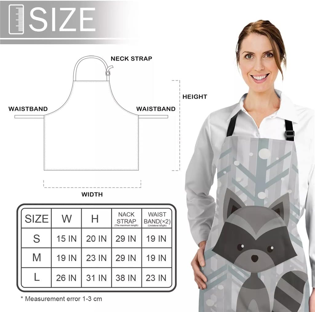Winter Aprons for Women Men Kid Cooking Baking Apron Kitchen Utility Equipment Accessories