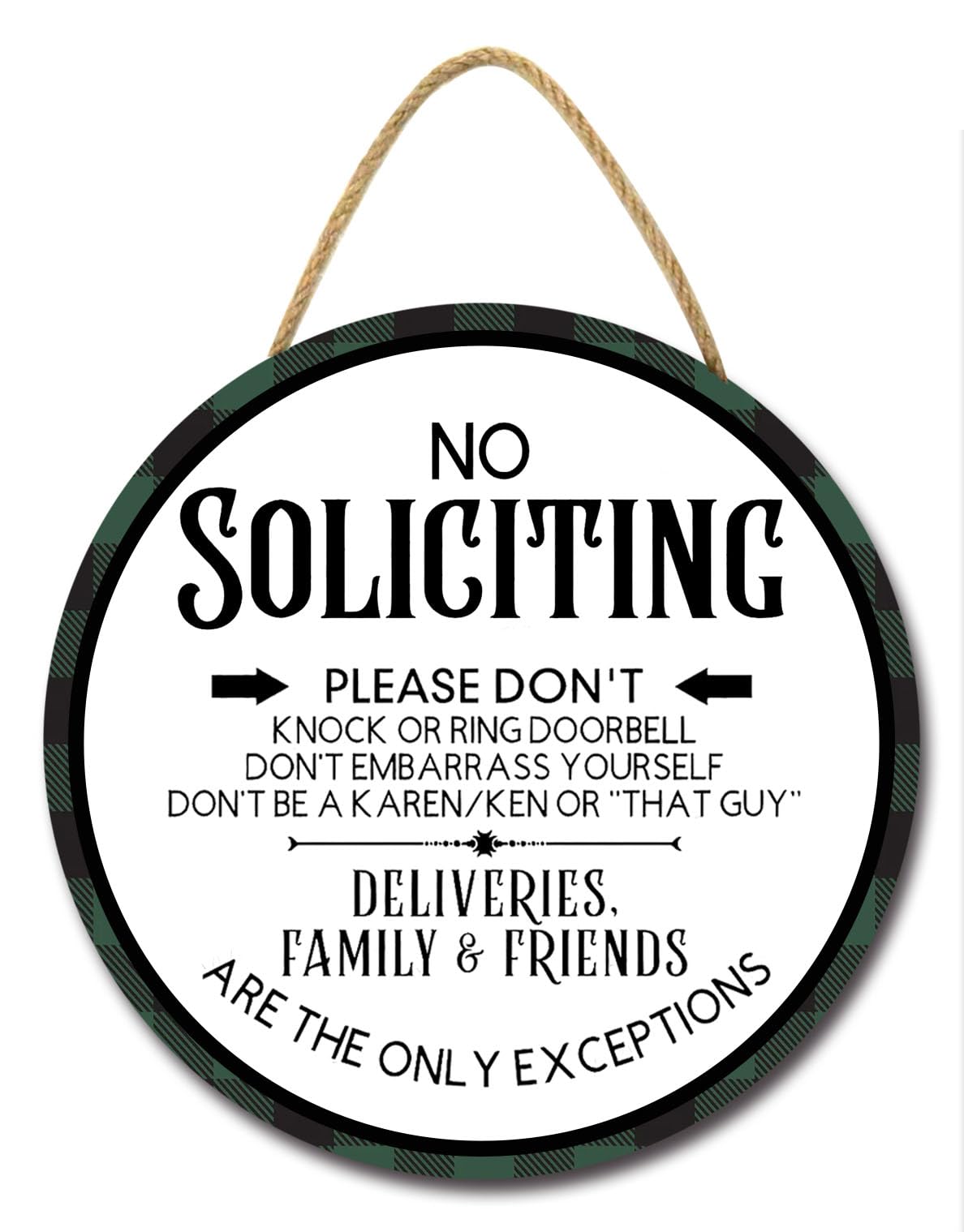 CARTELLO &&NO SOLICITING Yard"", cartello cortile, cartello ""No