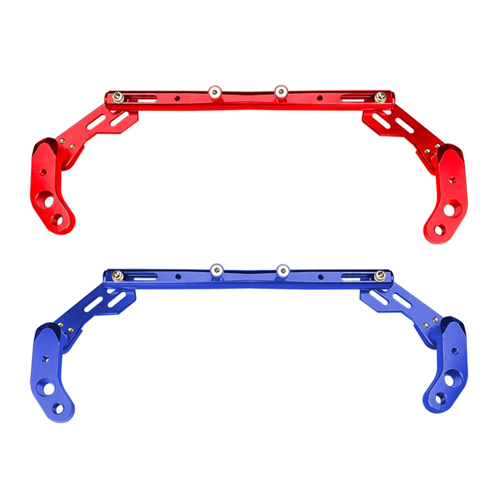 Guidon de moto multifonction 22 mm Rouge