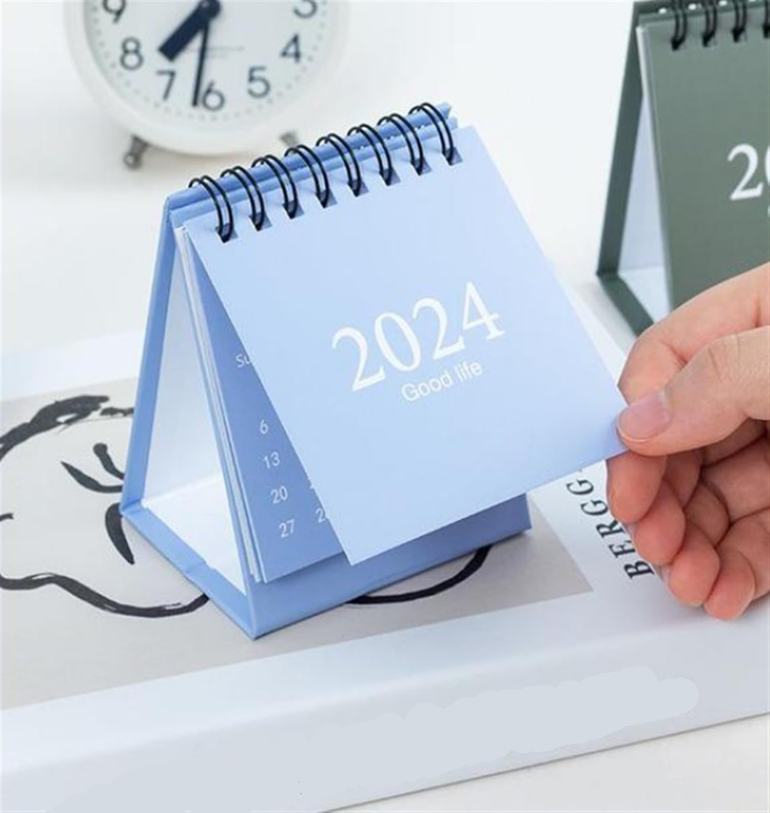 Familienplaner Kalender 2024 6 Stück Mini-Tischkalender 2024, Stehend, Umklappbarer Monatskalender, Tischkalender Für Schule, Büro, Terminplaner Kalender 2024