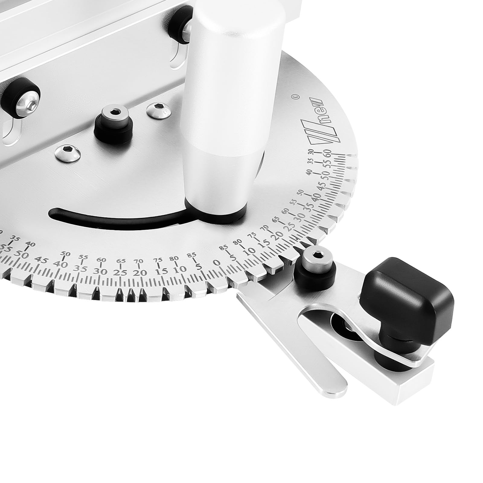 Set di seghe da tavolo di precisione per troncatura di precisione, con sistema di allineamento di precisione, righello da 0 a 60°, asta per insegnamento