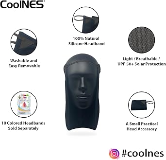 CoolNES - UV Sun Protection Neck Drape Adjustable Multifunctional 2 in 1 Face Covering for Outdoor Fishing - Unisex