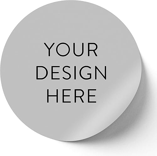 Vista 1063 de DayStar Custom Signs & Design - 100 adhesivos de vinilo personalizables, con texto, imagen, diseño y logotipo; adhesivos para logotipo de embalaje