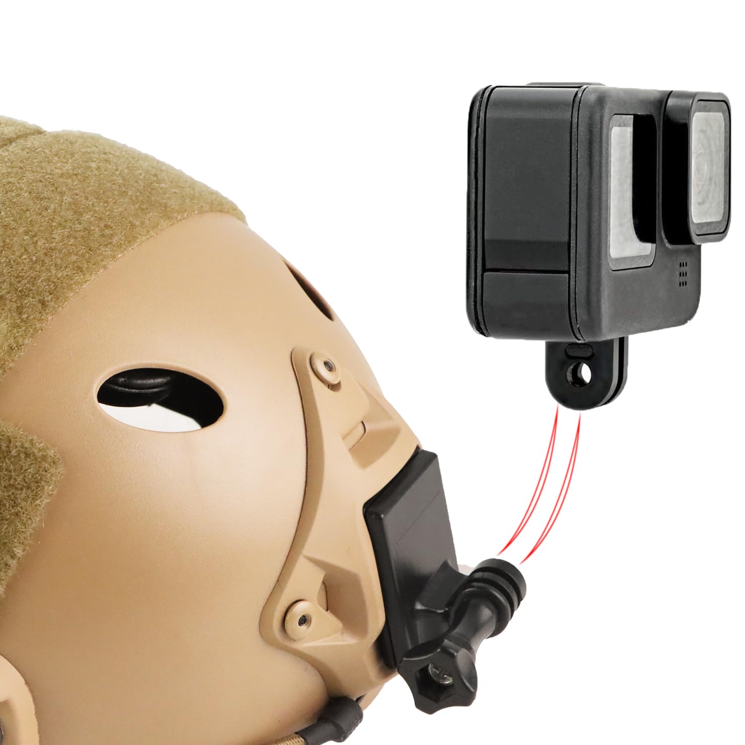 Supporto Manubrio Per Action Cam - Compatibile GoPro, Insta360, DJI - Regolabile 360° - Foto 3