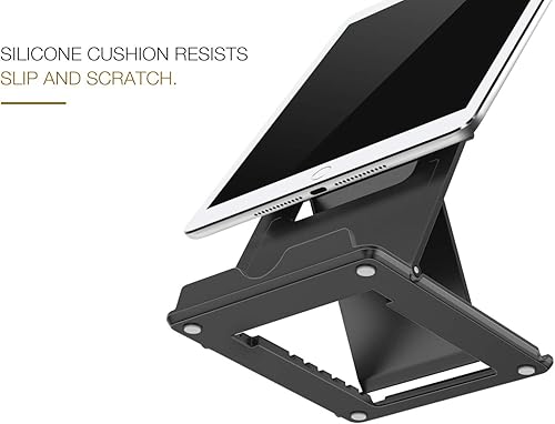 Miniatura 5 de MoKo Phone/Tablet Stand, Foldable Desktop Holder Fit with iPhone 11 Pro Max/11 Pro/11, iPhone Xs/Xs Max/Xr, iPhone SE, iPad Pro 11, 10.2 (8th Gen)