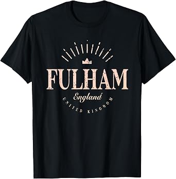 Fulham England | Fulham England UK Modern T-Shirt