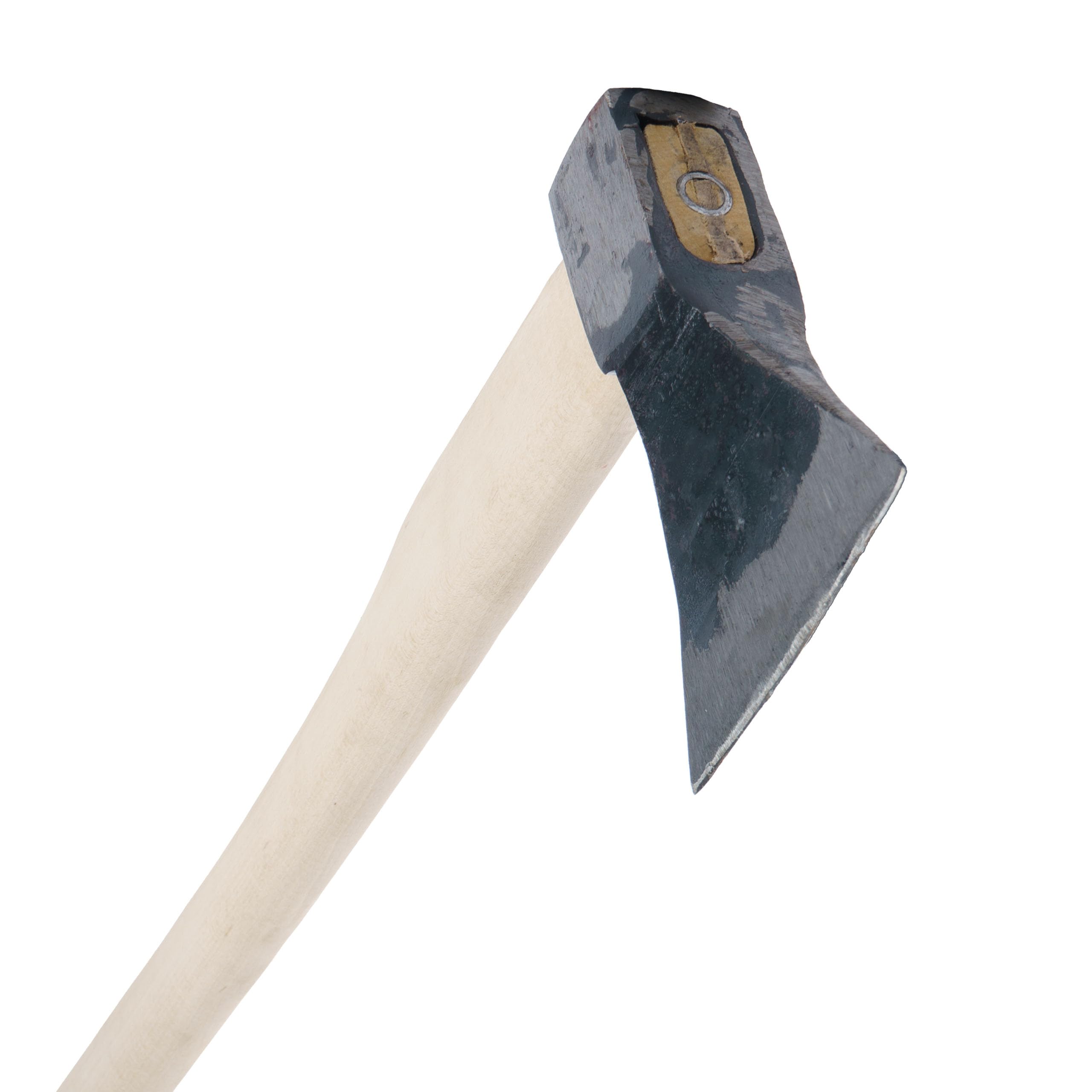 Ręcznie kuta siekiera 1,8 kg siekiera rozłupująca 78,5 cm do rozłupywania drewna hartowana siekiera stal ergonomiczna rączka z drewna bukowego