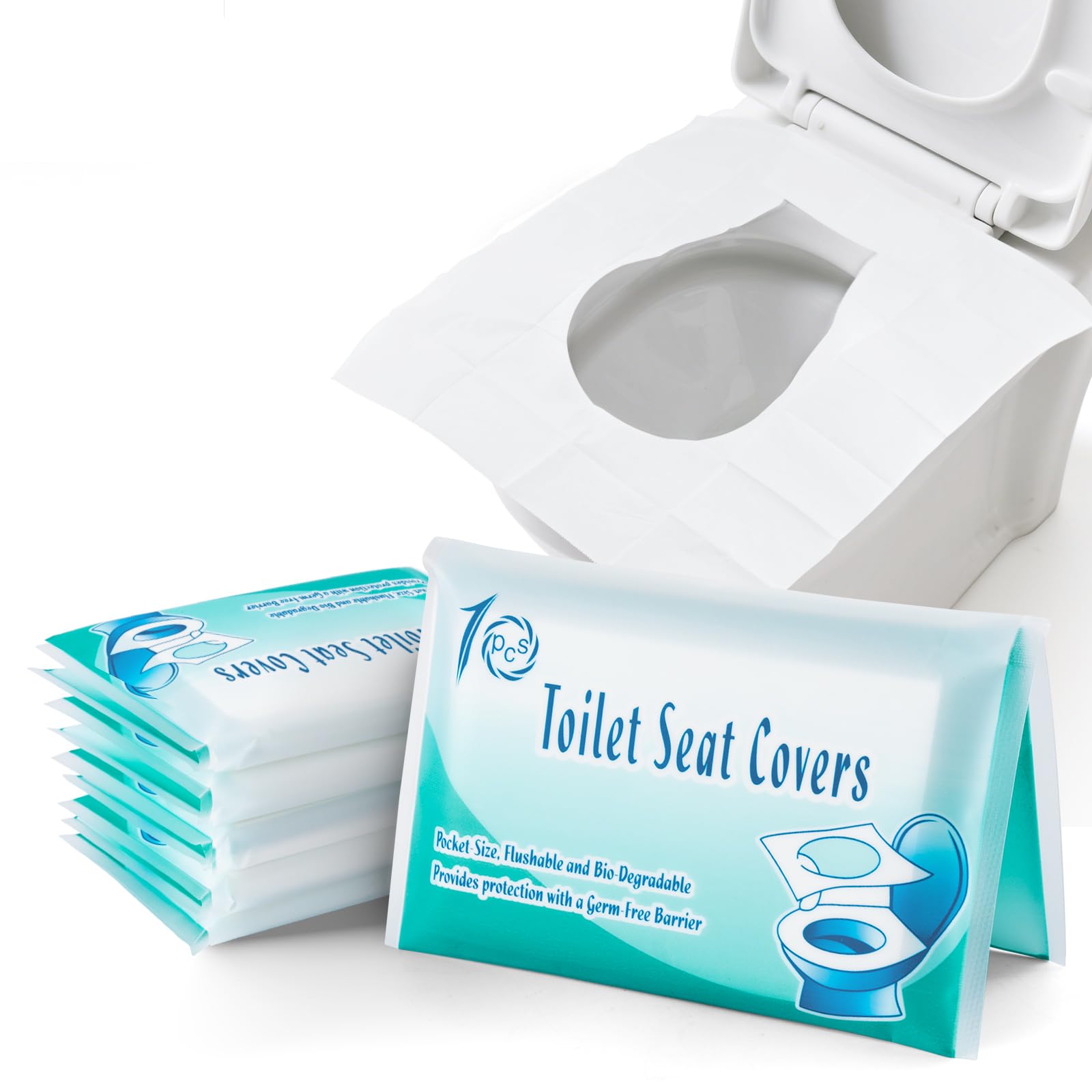 Ruitena– Lot De 60 Protege WC Jetable, Protection Toilette WC