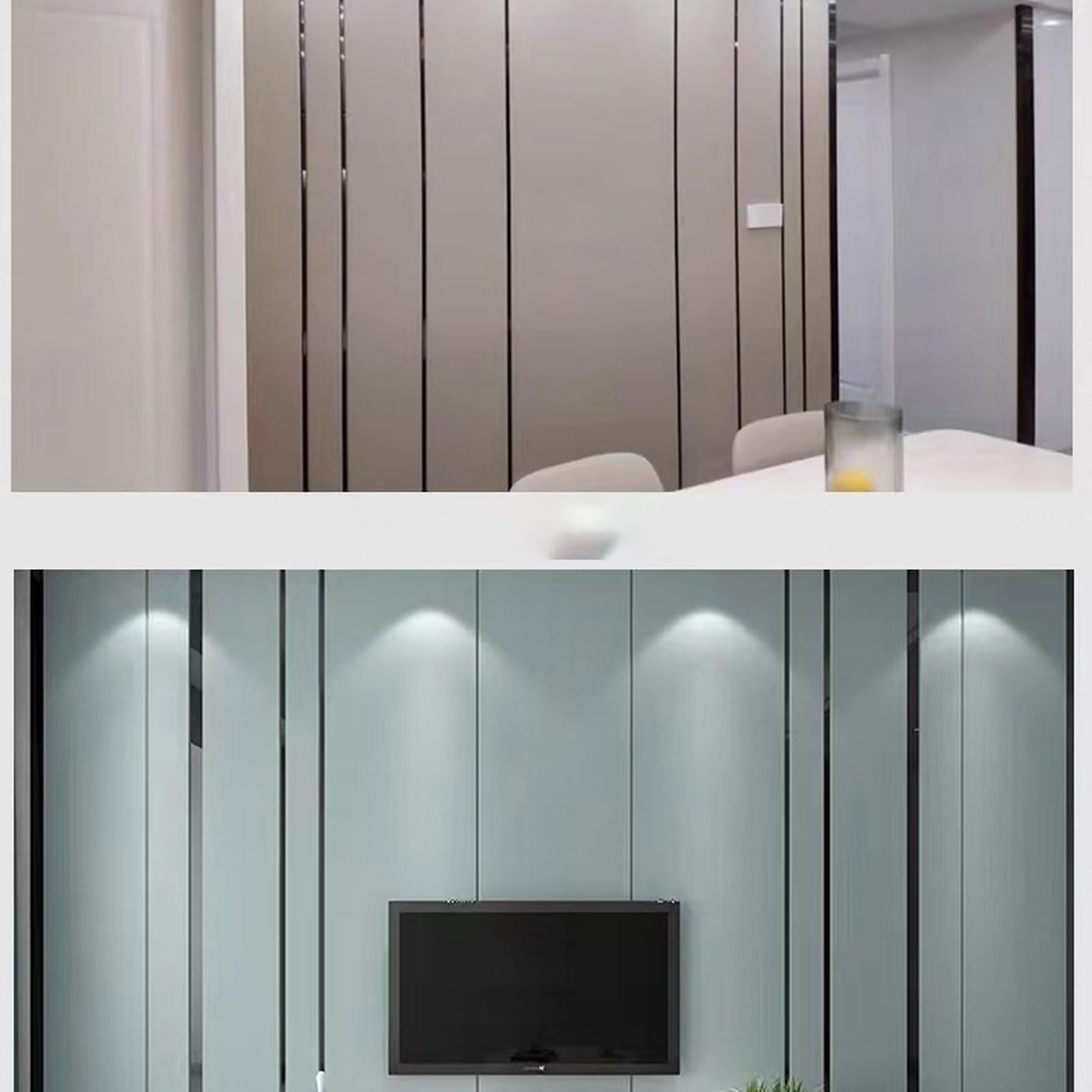 EGQLQ 3 m gemetalliseerde sierlijst zelfklevende wandbekleding flexibele decoratieve sierlijst metalen rand voor spiegelframe, muur, open haard en thuis (maat: breedte 2,5 cm, kleur: glanzend zilver EGQLQ 3 m gemetalliseerde sierlijst zelfklevende wandbekleding flexibele decoratieve sierlijst metalen rand voor spiegelframe, muur, open haard en thuis (maat: breedte 2,5 cm, kleur: glanzend zilver