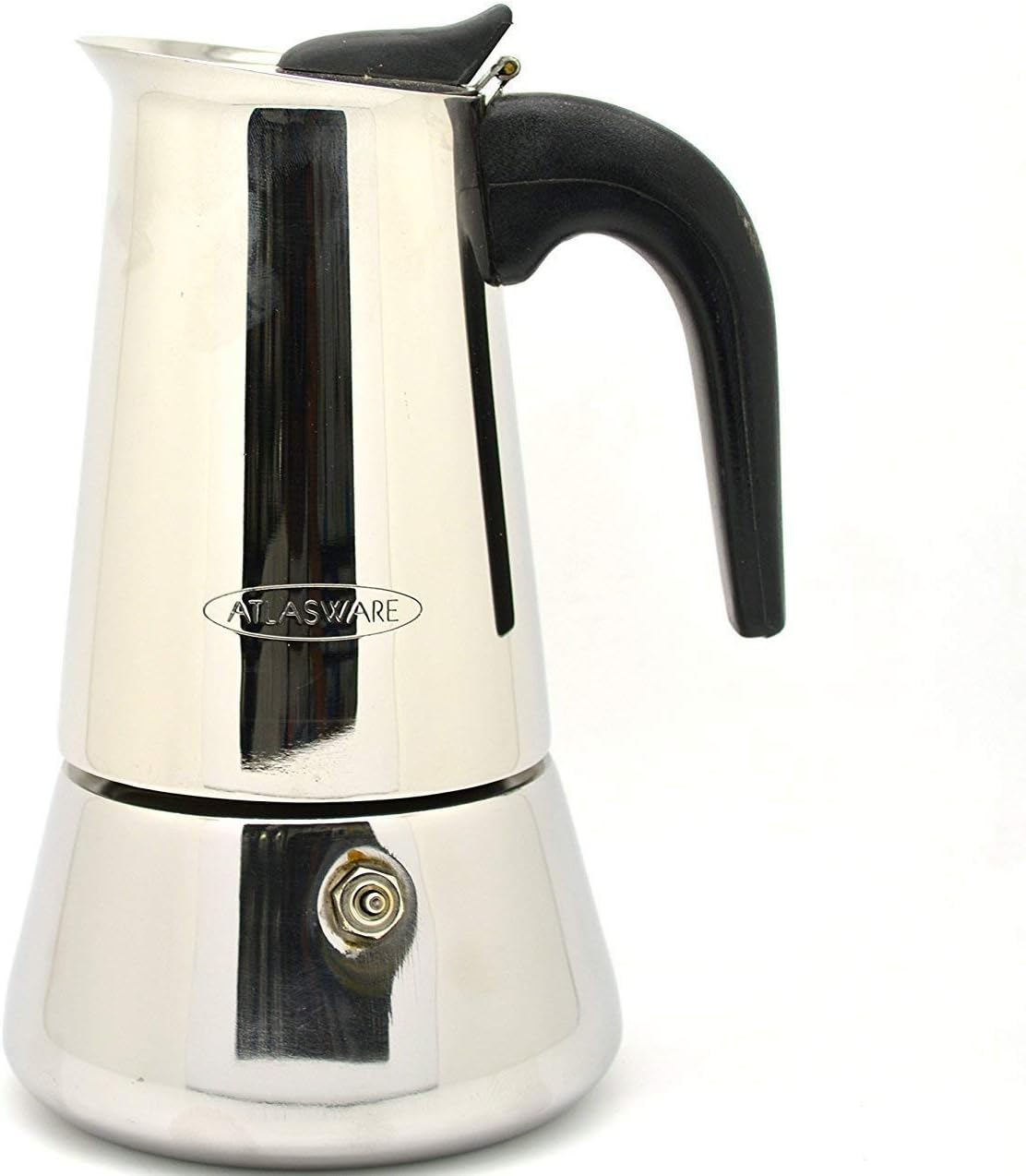 Kitchen Mart ATLASWARE Stainless Steel Espresso Coffee Percolator 6 Cups
