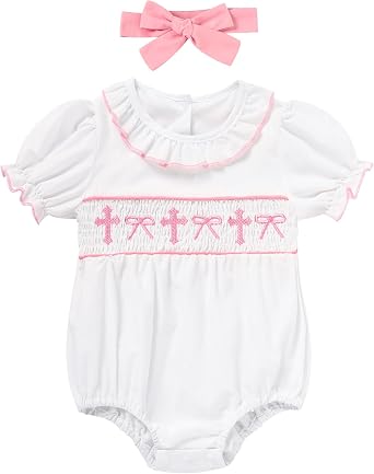 GRNSHTS Baby Girl Romper Newborn Clothes Bodysuit Jumpsuit Baby Girl Clothes Outfit 0-18M