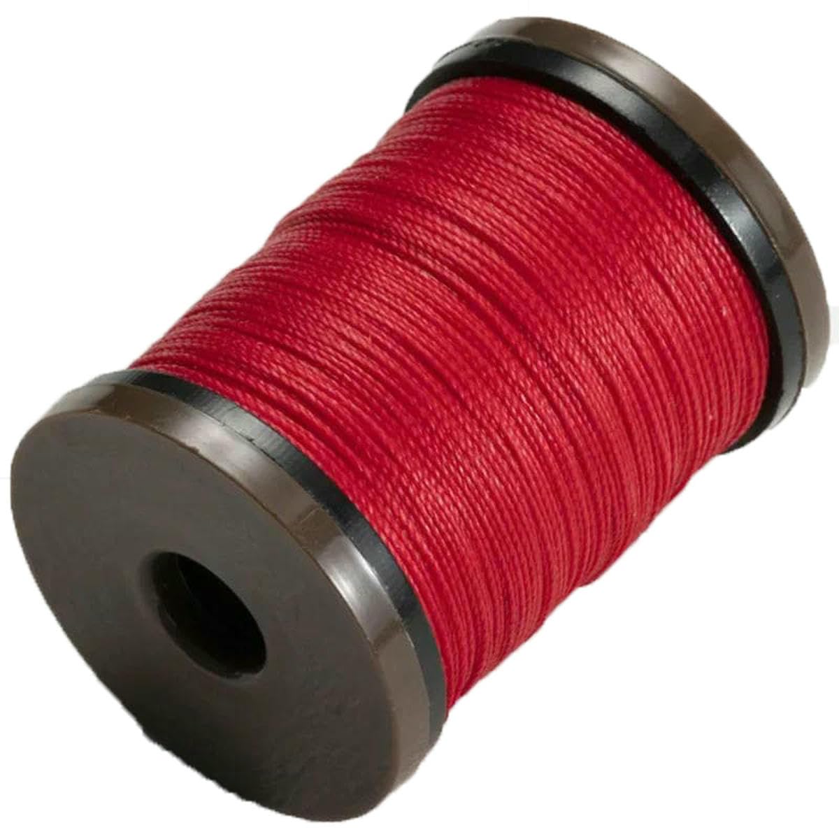 0.4-0.8mm Round Waxed Thread for Leather Craft Sewing Jewelry Round Wax Coated Thread for Braided Bracelets Leather Sewing-13- Brilliant Red-0.8mm 36m