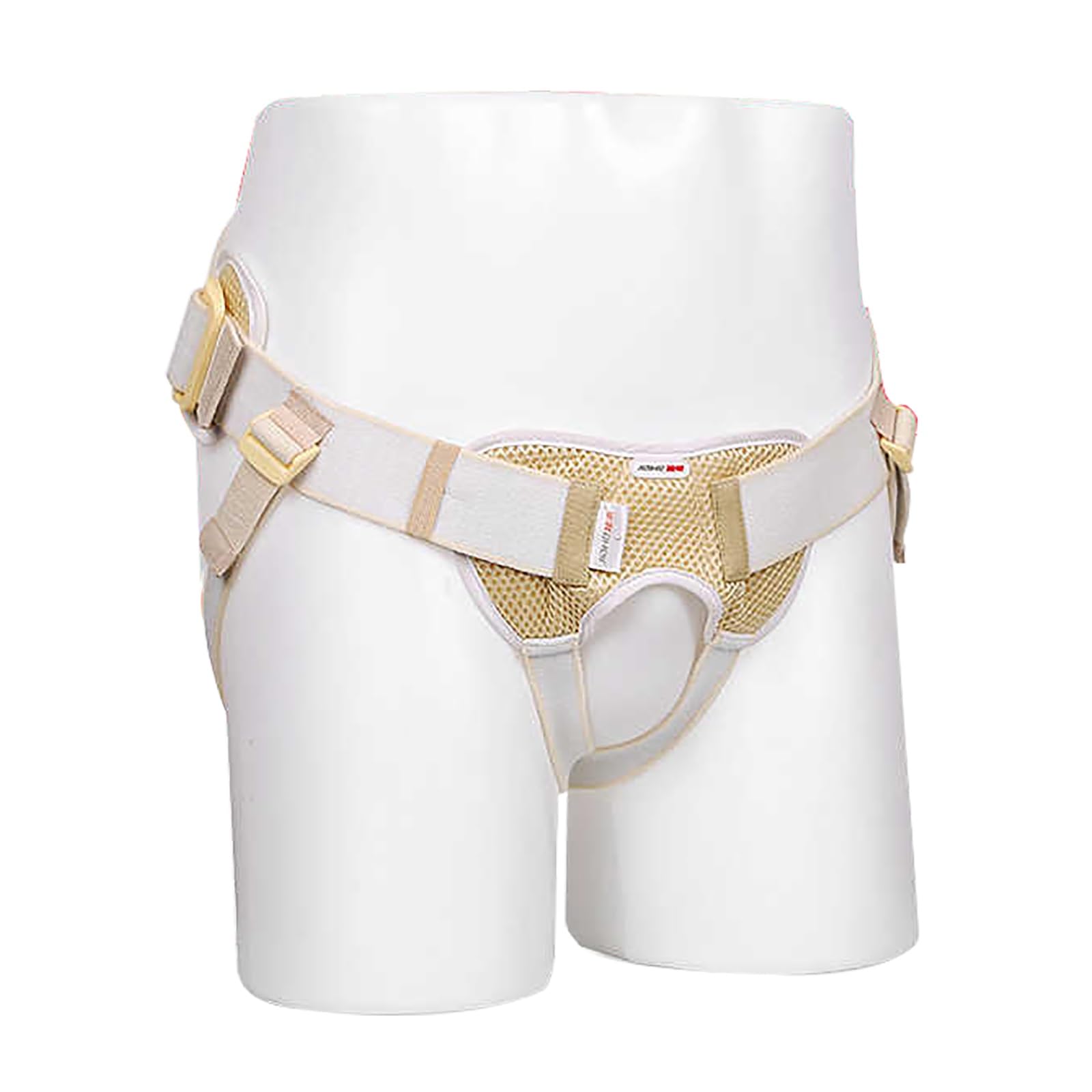 Cintura per Ernia Inguinale Singola/Doppia, Cintura Ernia Inguinale Uomo e Donna, Supporto Inguinale con 4 Cuscinetti di Compressione Rimovibili Pre e Post Operatoria(Small)