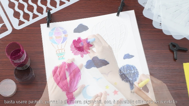 FINGERINSPIRE Set di 6 stencil da pittura con motivo a forma di gatto, 20 x 20 cm, forma di gatti, fiori, ragazze, stelle, modello a tema animale, per dipingere su pareti in