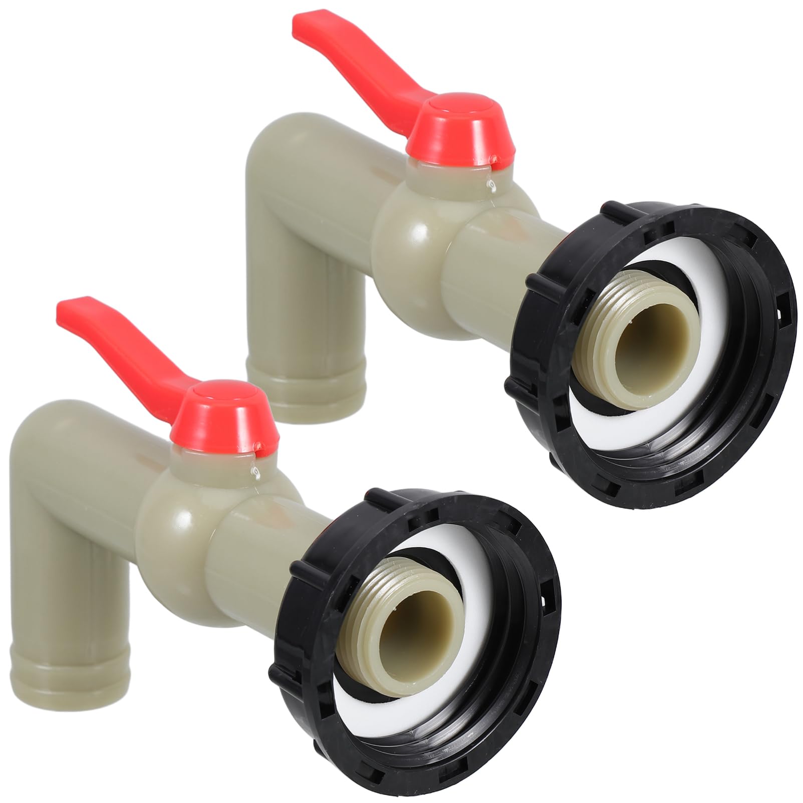 Kit de manguera de válvula de latón de dos piezas para adaptaciones de riego e IBC
