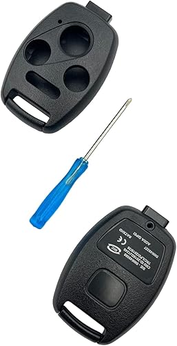 Miniatura 1 de No requiere corte funda de repuesto para llavero remoto de entrada sin llave para Honda Accord 2003-2012  CR-V 2005-2006  Civic EX 2006-2013  Pilot