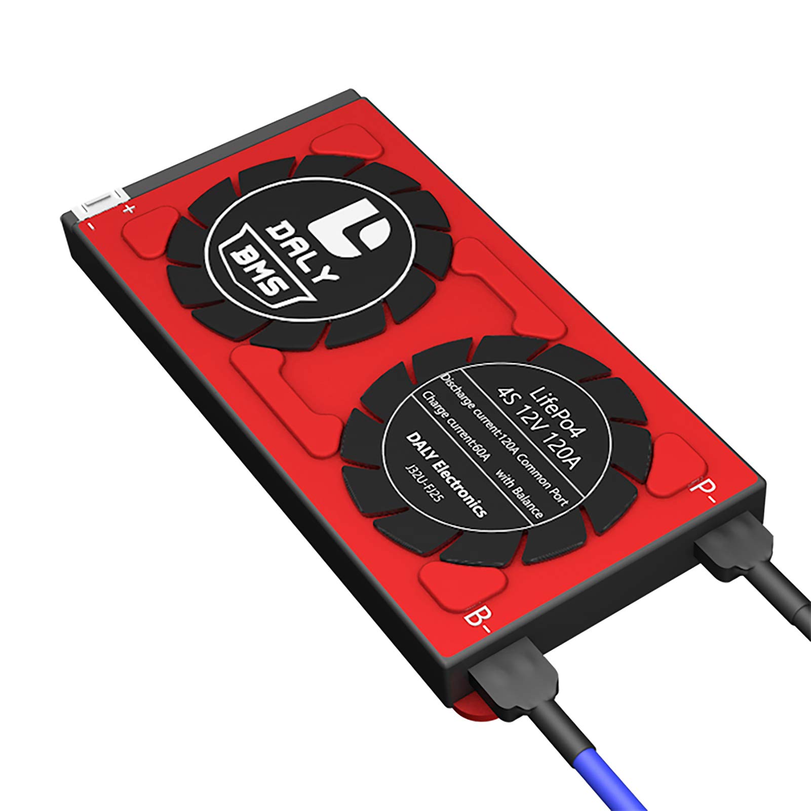 DALY BMS LiFePo4 4S 12V 120A PCB Scheda di Protezione con Porta Comune e Sonda Sensore per Batteria Al Litio nominale 3.2V Strumenti Elettrici FAI DA TE