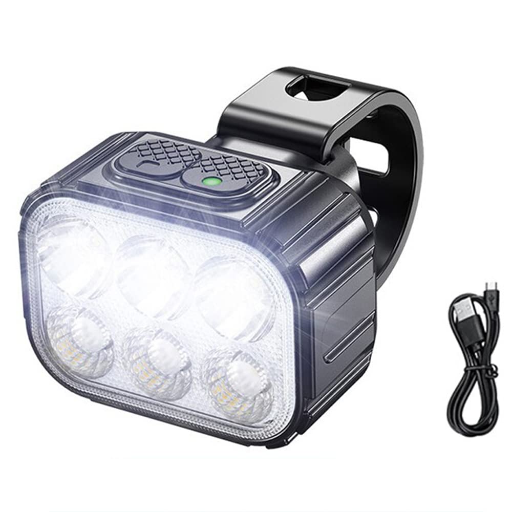 Rower Q6 Zestaw LED Rower LED Front Tylne światła USB ładunek rowerowy MTB Podświetlanie lampy rowerowe lampa cykliczna,Front
