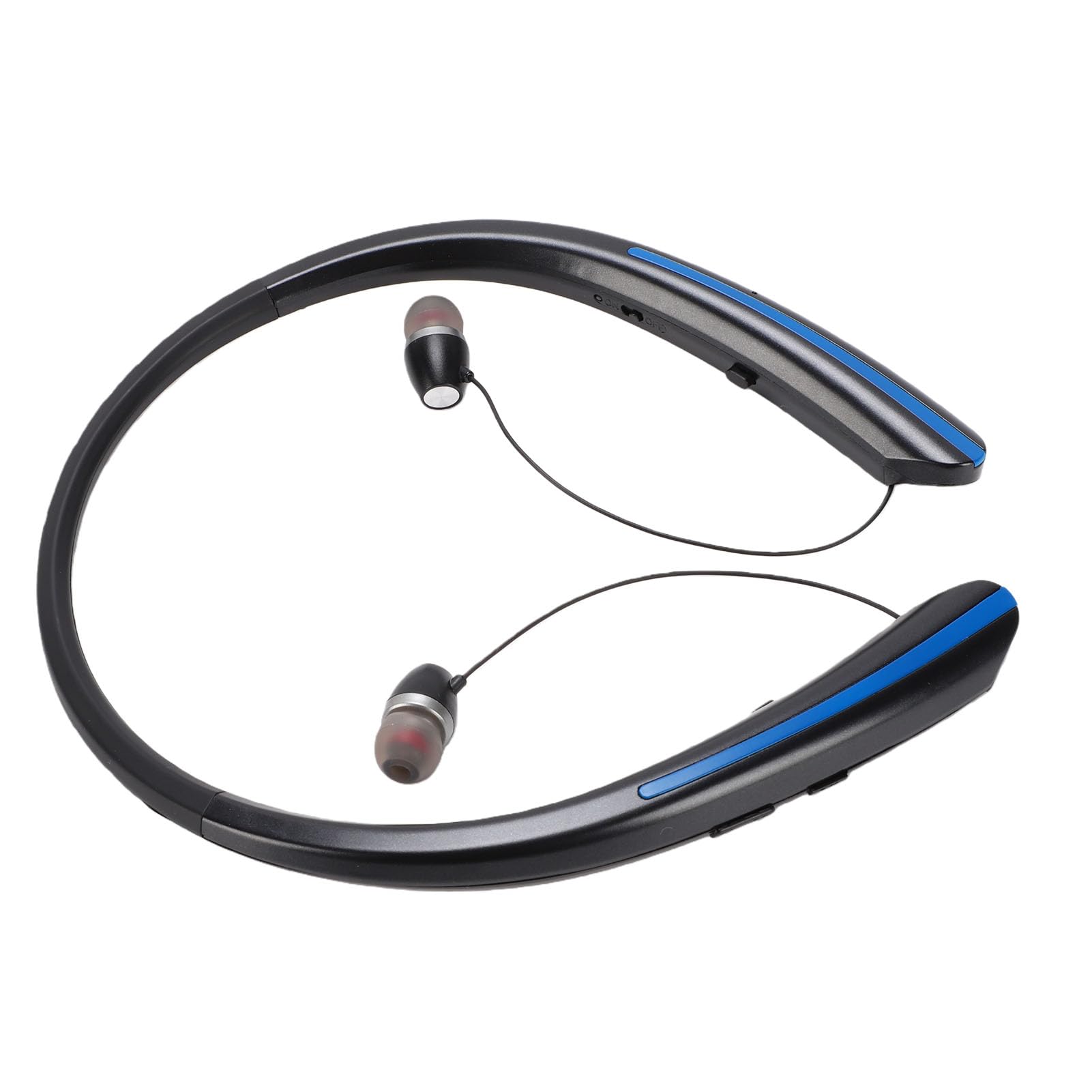 Cuffie Bluetooth Archetto da Collo, Auricolari Wireless con Archetto da Collo IPX5 Resistenti Al Sudore con Microfono, Cuffie Stereo Nell'orecchio per Allenamenti Sportivi (BLUE)