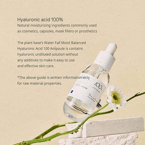 Miniatura 3 de THE PLANT BASE - Ampolla hialurónica Time Stop de 1.0 fl oz  Hialurónica 100%  Ampolla facial de humedad rica  Cuidado de la piel coreano, cuidado