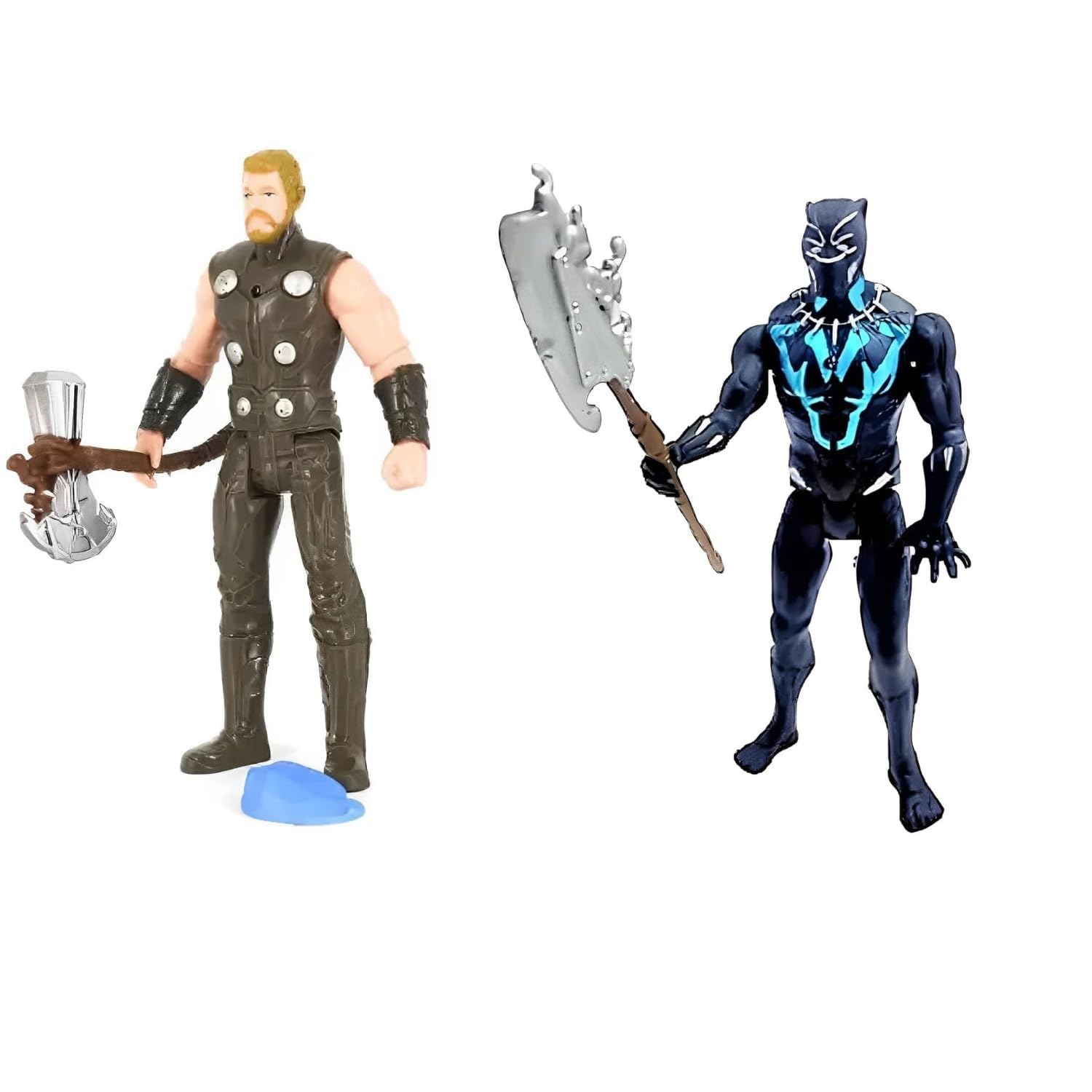 See full amazon price history chart for 6-Inch Action Figure Toy Set Kids Mrvel Legnds Infinty War Endgame Titan Super Hero Series Figures Playset Toys Boys Girls with Weapon & LED Light (Thor+Black Panther) 6-Inch Action Figure Toy Set Kids Mrvel Legnds Infinty War Endgame Titan Super Hero Series Figures Playset Toys Boys Girls with Weapon & LED Light (Thor+Black Panther) (B0D53TBMRW) Amazon Price History, Amazon Price Tracker