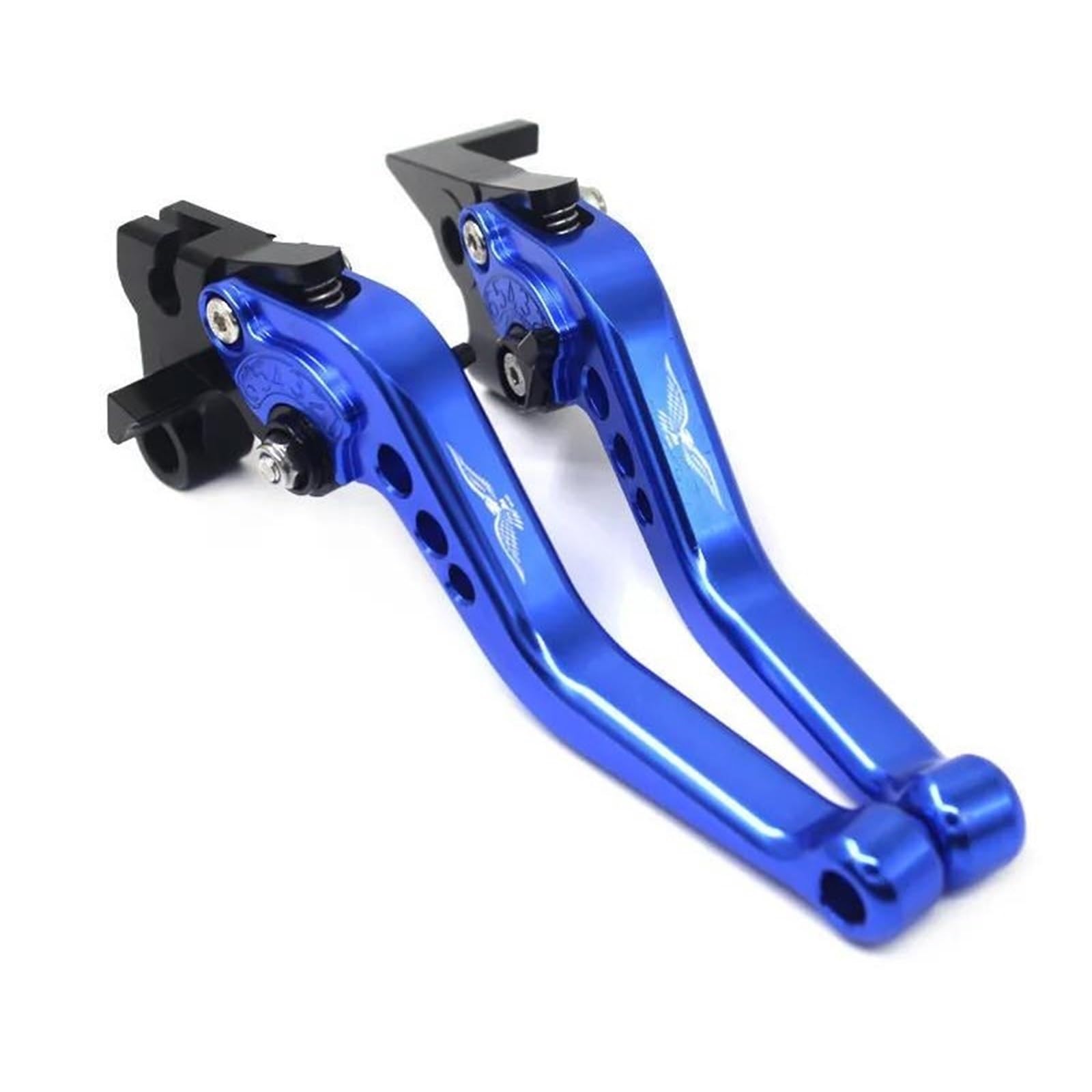 UYFYQECJY for Moto Guzzi Breva 850 1100 1200 Griso BREVA 1100 Norge 1200 GT8V CNC Motorcycle Adjustable Brake Clutch Levers Parts(Blue-A)