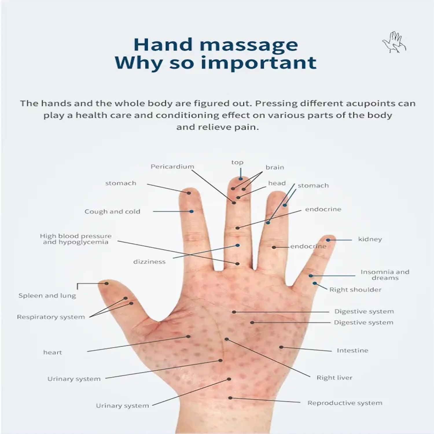 JINPRI Smart Hand Massager Machine,Acupressure massager,Hand Massage with Heat and Compression,Massager for Arthristis,Carpal Tunnel,Hand Wrist Finger Massager,3 Heat Levels&3 Intensities,Gifts for Women,Men 2