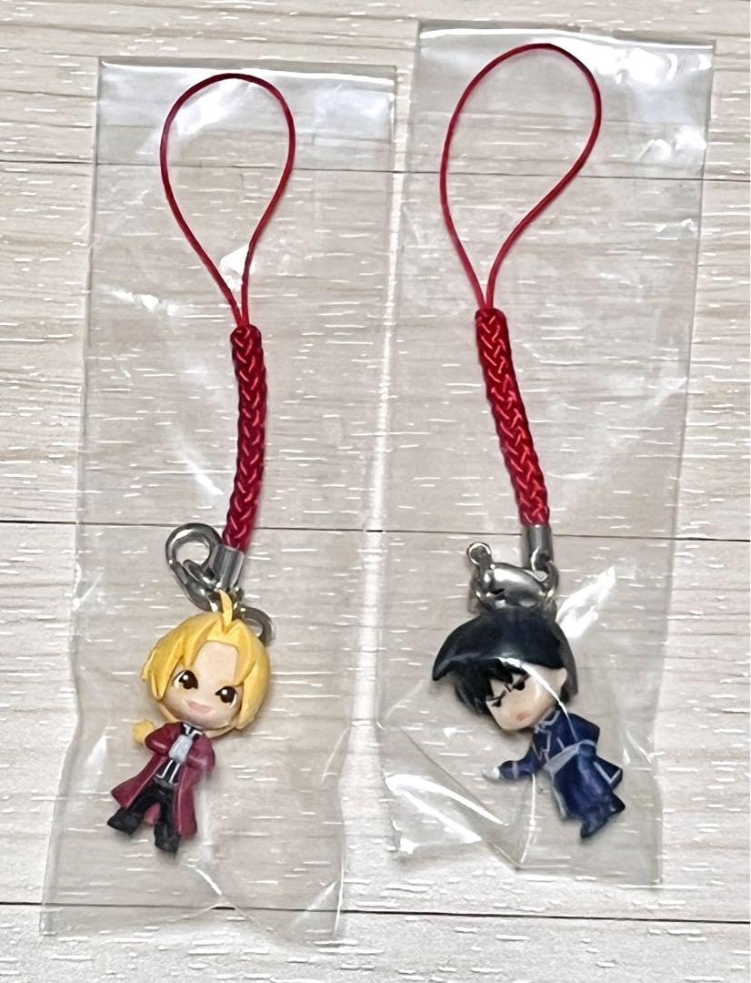 Amazon.co.jp: 鋼の錬金術師 鋼錬 ハガレン エド ロイ ストラップ 2点  