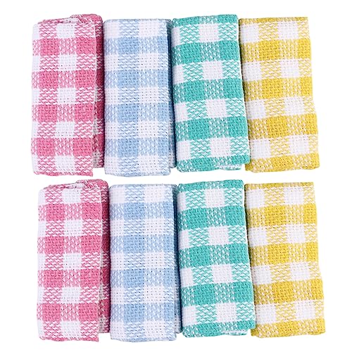 ULTECHNOVO 24 Peças Pano De Algodão Pano De Prato Toalha De Lavar Louça Toalhetes De Cozinha Pano De