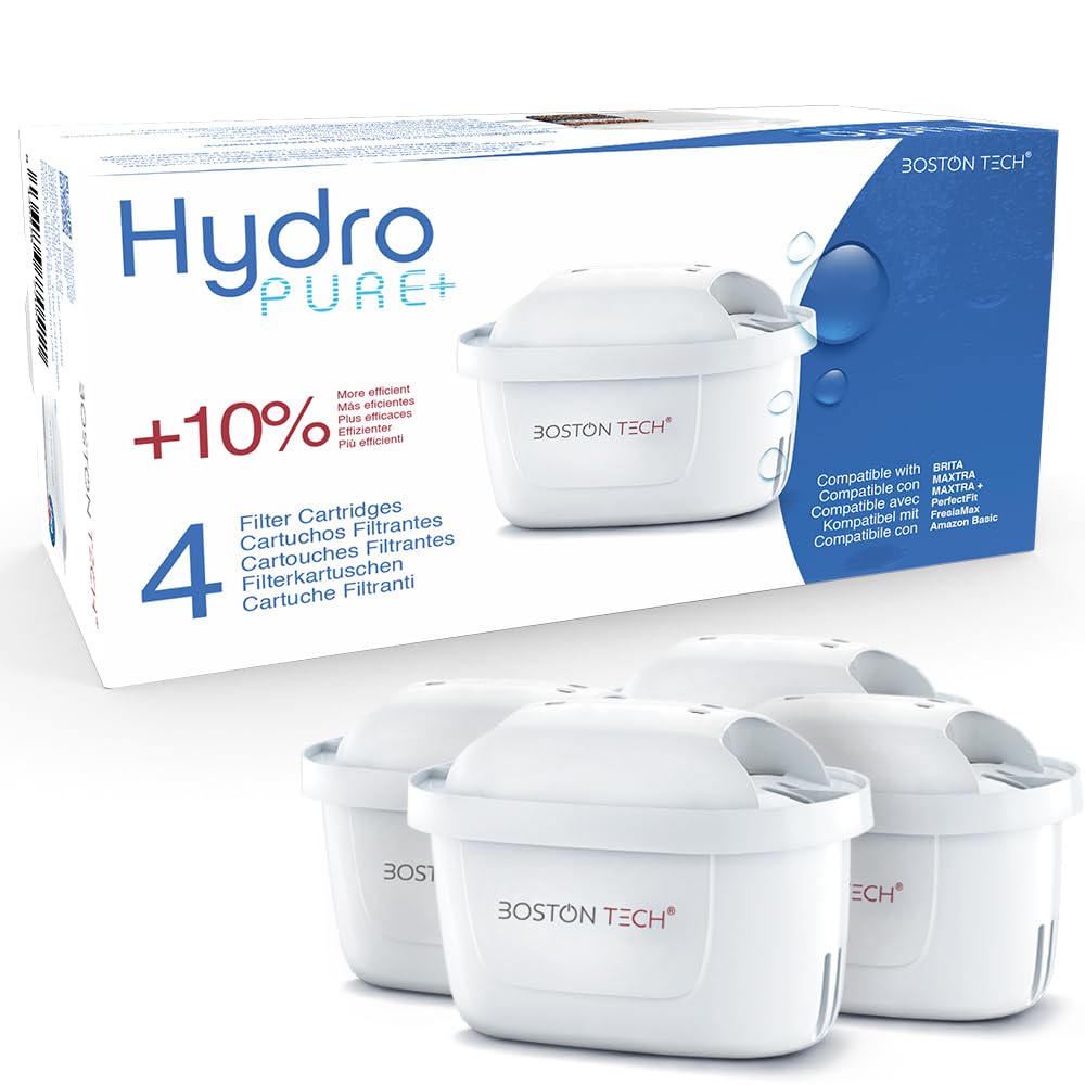 Filtros de agua Hydro Pure+ filtrantes compatibles con jarras Brita Maxtra/Maxtra+/PerfectFit/Amazon Basics que reducen la cal y el cloro NO REQUIERE ADAPTADOR (Paquete de 6) — view 8