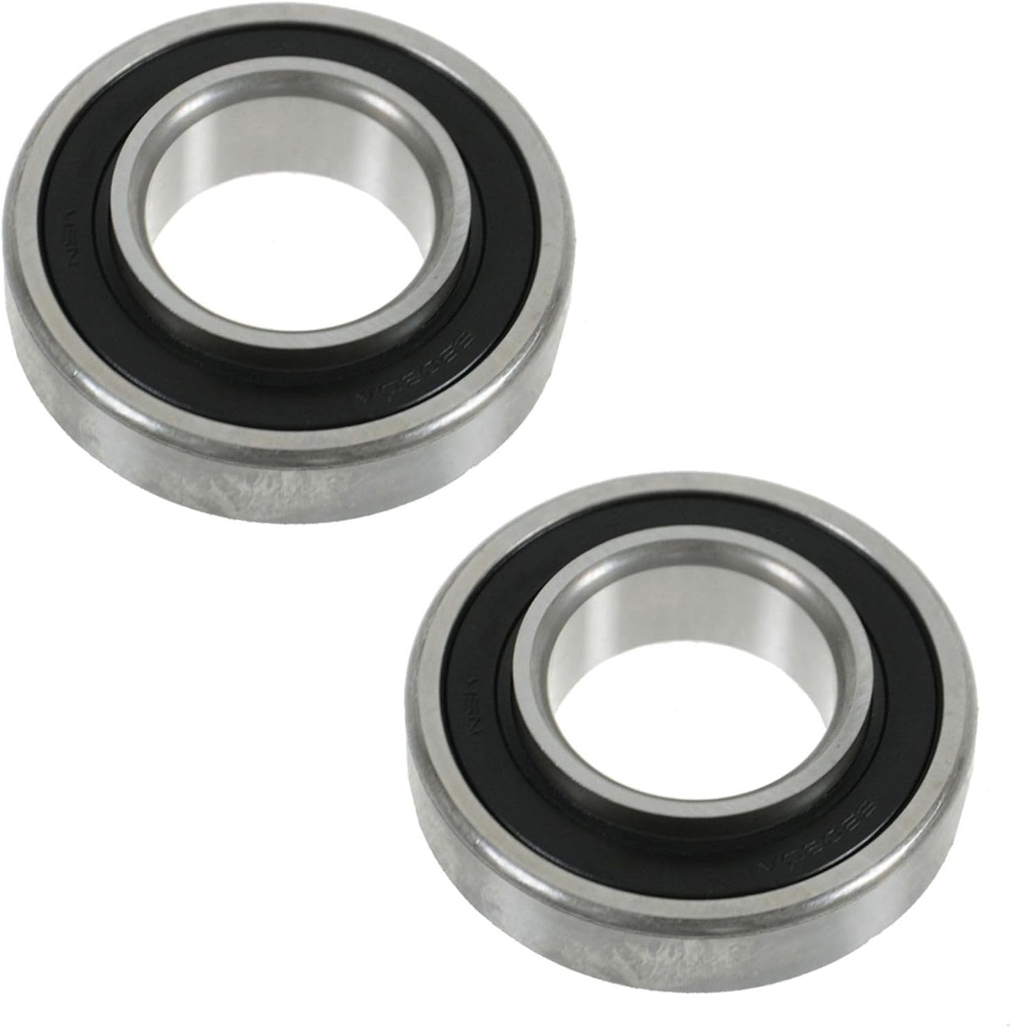 TRQ Rear Wheel Bearing Set Compatible with 1998-2004 Chevrolet Tracker 1999-2005 Suzuki Grand Vitara 1999-2004 Vitara