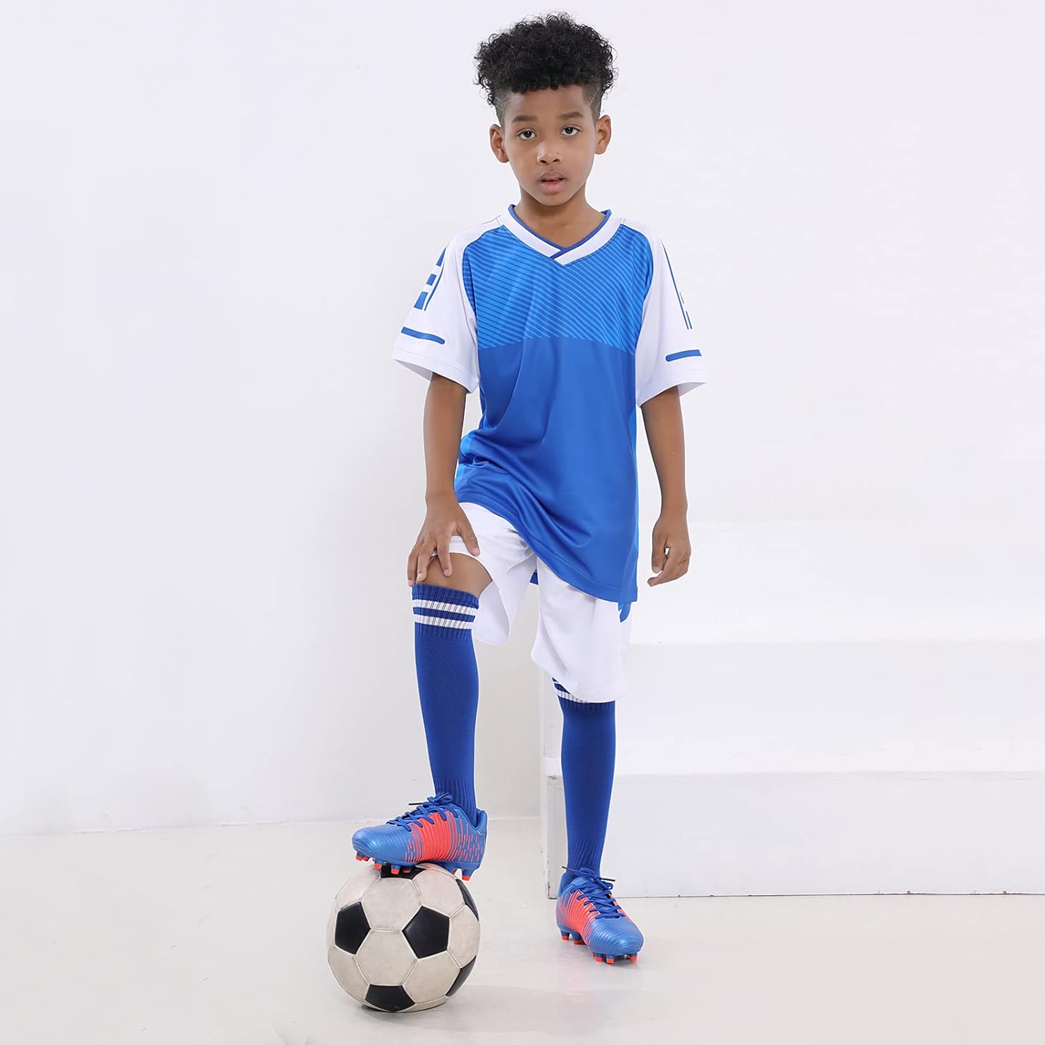 starmerx Boys Girls Firm Ground Soccer Cleats Kids Athletic Football Shoes : Clothing, Shoes & Jewelry