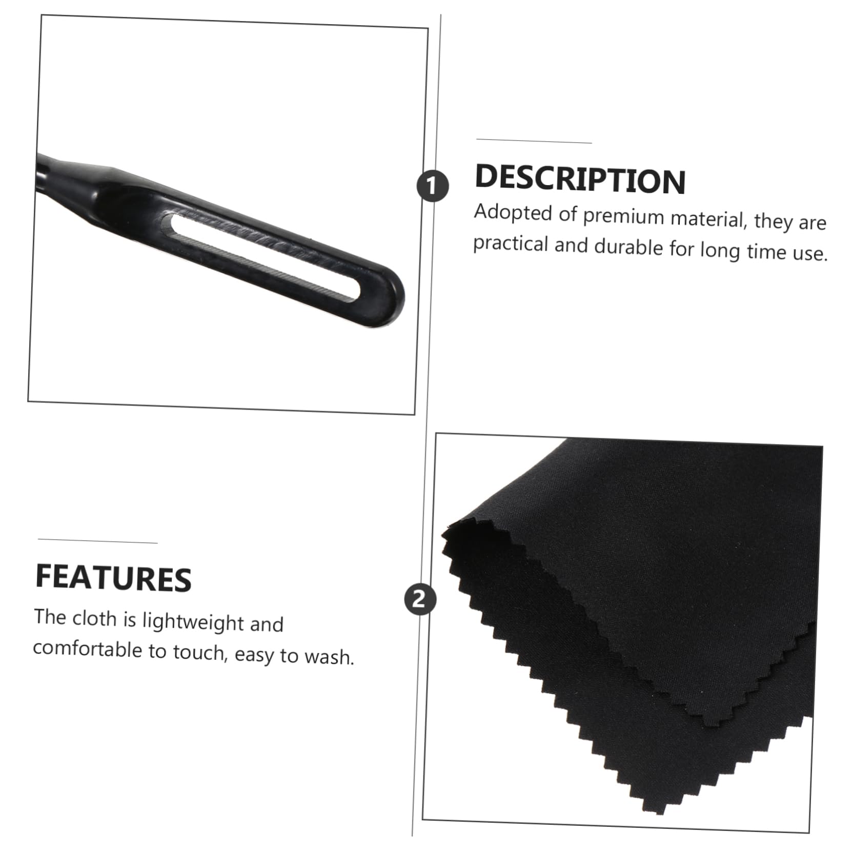 VANZACK Flute Cleaning Rod Set (4pcs) Flute Cleaning Cloth Protect Your Instrument