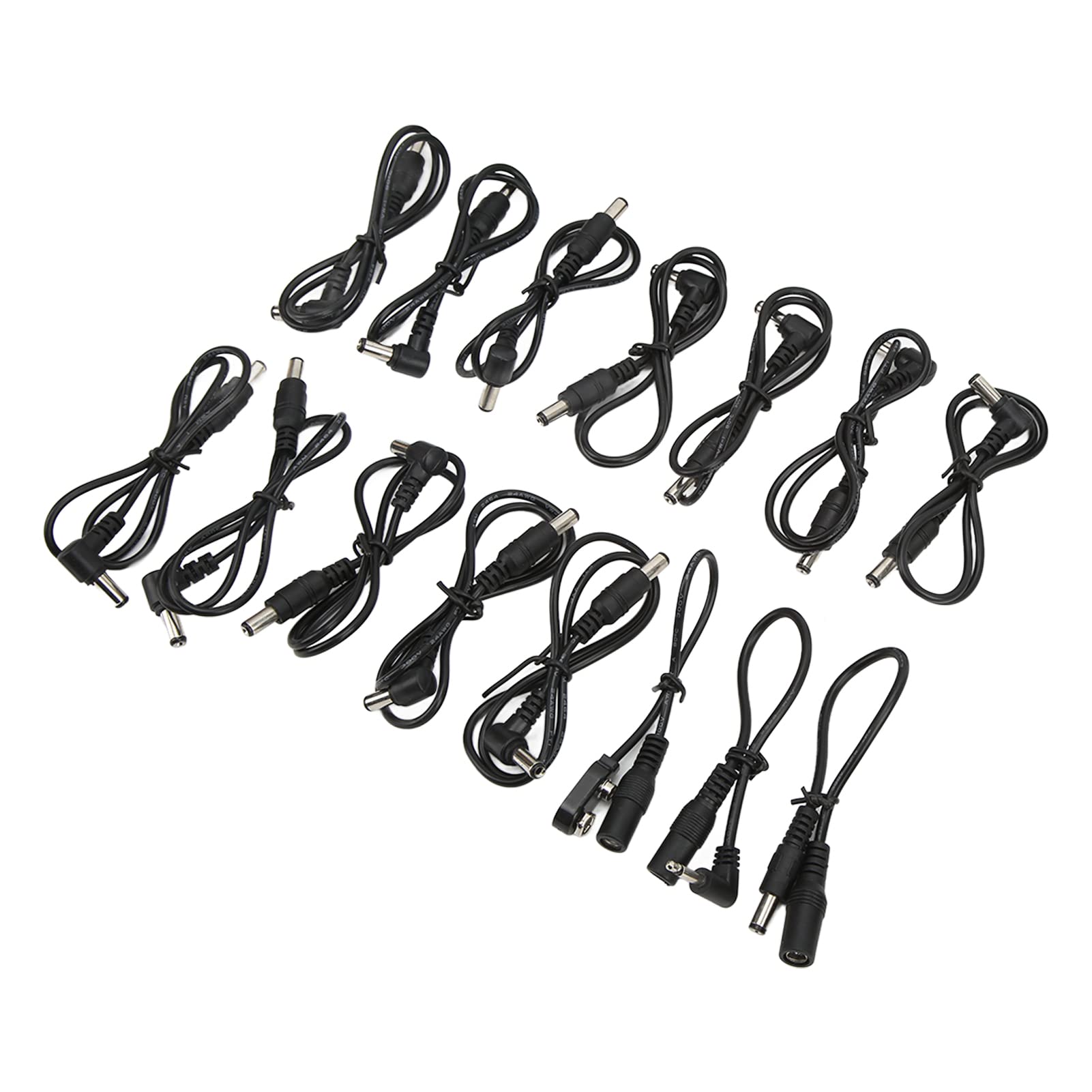 Dilwe Alimentatore per Pedale Effetti per Chitarra, 12 Uscite CC Isolate 9 V 12 V 18 100 MA 500 MA, con Protezione da Cortocircuito, per Effetti Digitali Analogici e Amplificatori a (Spina UE