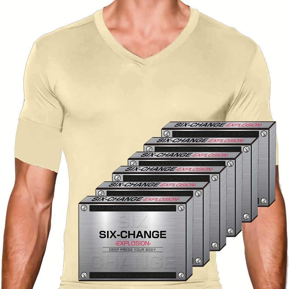 SIX-CHANGE 売れ筋 加圧シャツ4枚 シックスチェンジセット新品 公式