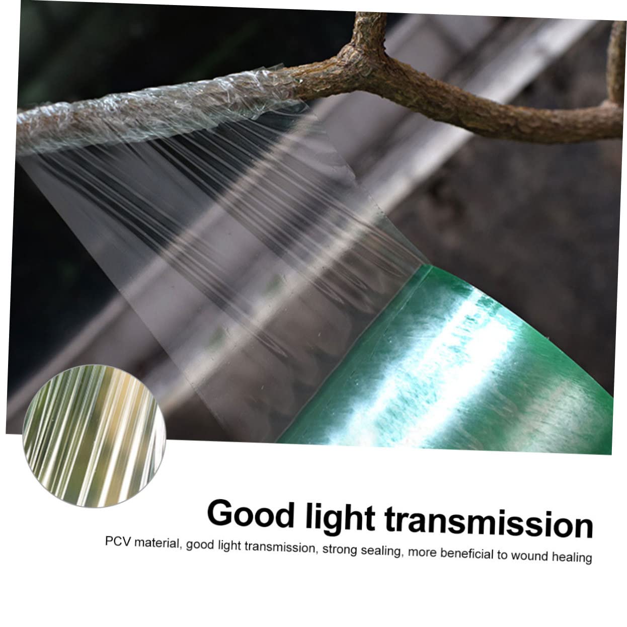 NUOBESTY 4rollen Selbstklebende Transparente Folie Grün Breit Dehnbar Für Pflanzen Veredelungsbänder Großes Veredelungsband Für Obstbäume Und Gartenlandwirtschaft