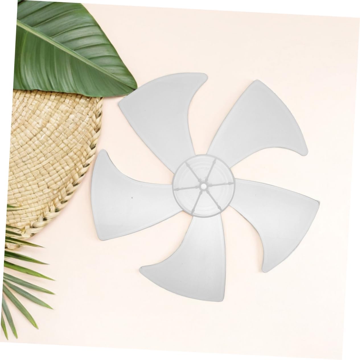 STOBOK 2pcs Fan Replacement Plastic Leaves for Pedestal Table and Wall Fans Easy to Install Thickened Design for Enhanced Airflow and Cooling