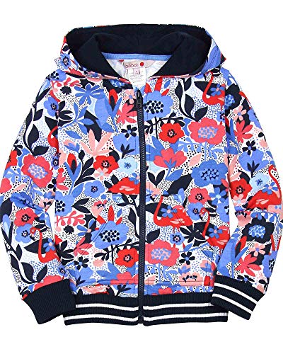 Boboli Girl's Floral Print Hooded Cardigan, Sizes 4-16