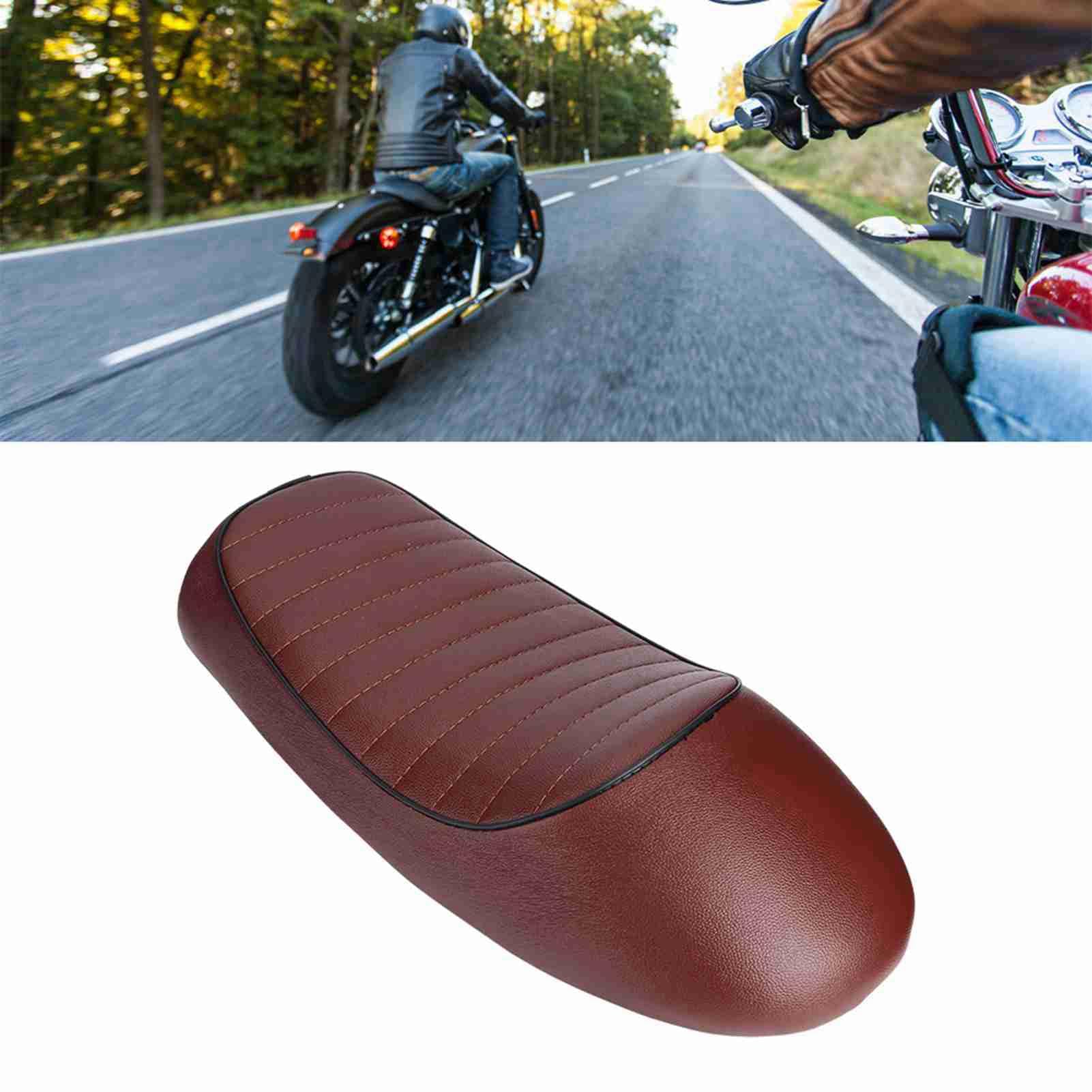 Amazon | KIMISS バイクシート カフェレーサー風 フラットサドル