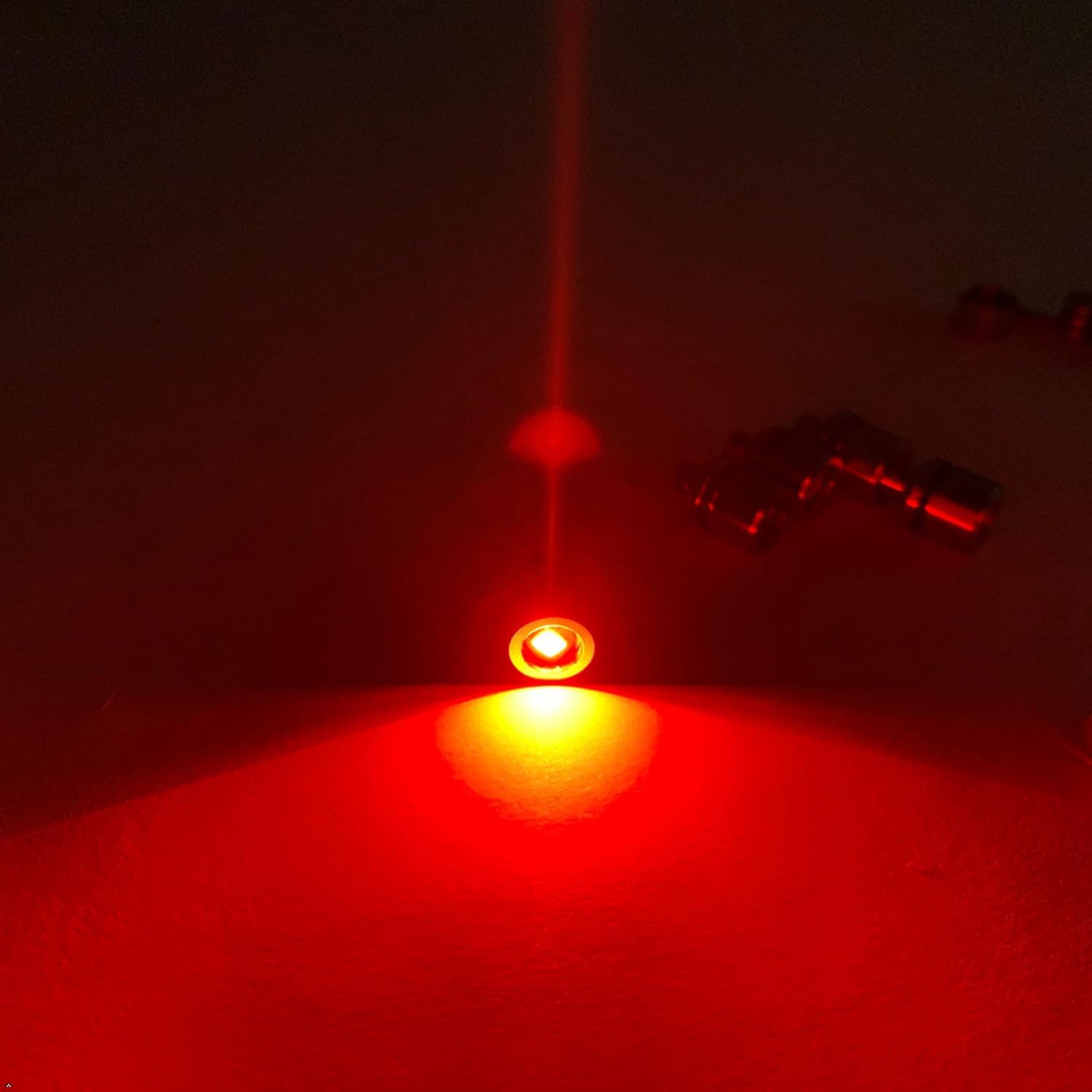 50-Pack Mini LED Electric Lights DIY Kit for Crafts, Dollhouses, Miniatures, Battery Powered, RGB Color Changing, Cordless, Individual Spotlights, Indoor Use