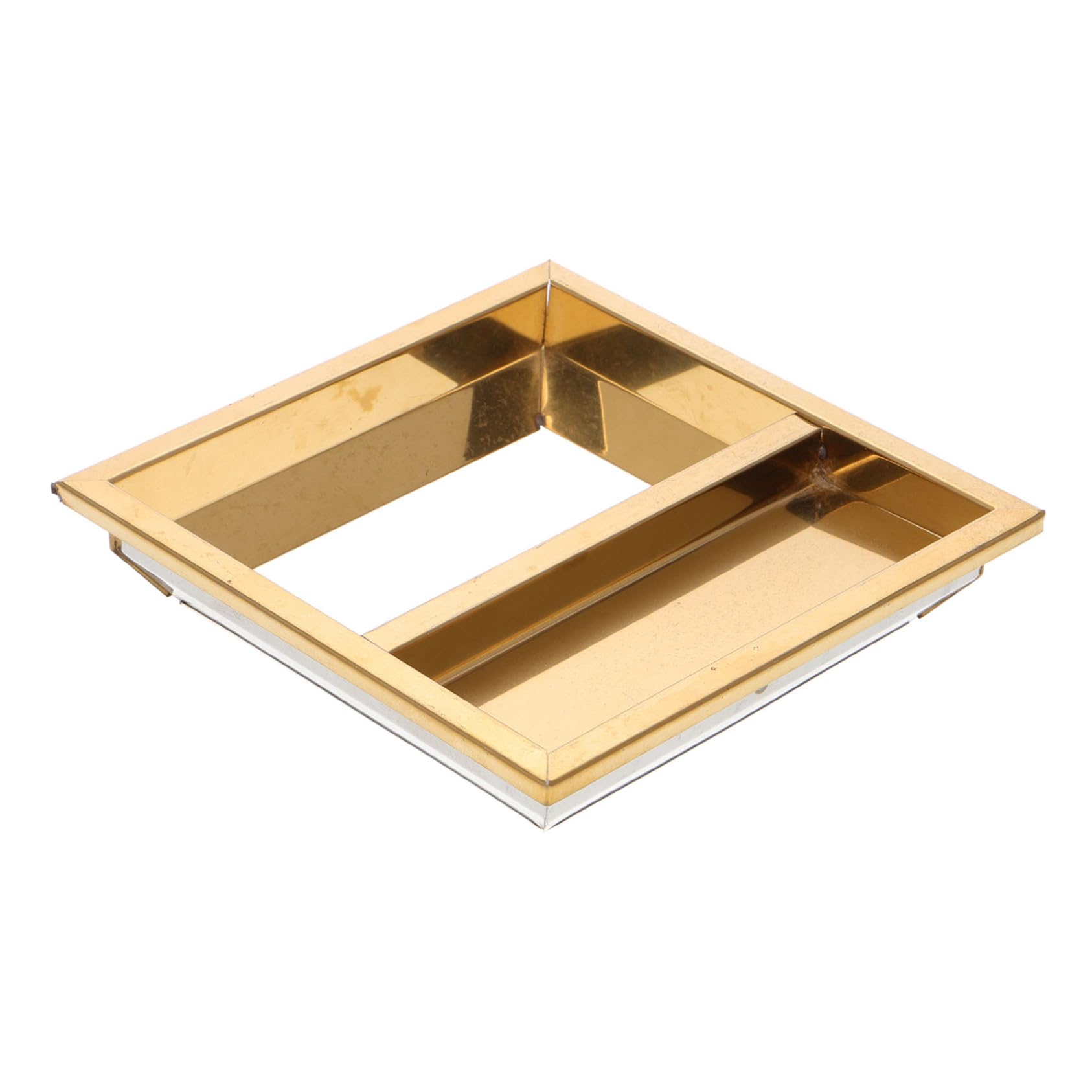 DECHOUS Metal Garbage Can Lid Replacement Cover Stainless Steel Lid for Outdoor Trash Bins for High Traffic Areas Elegant Design for Hotels and Public Spaces