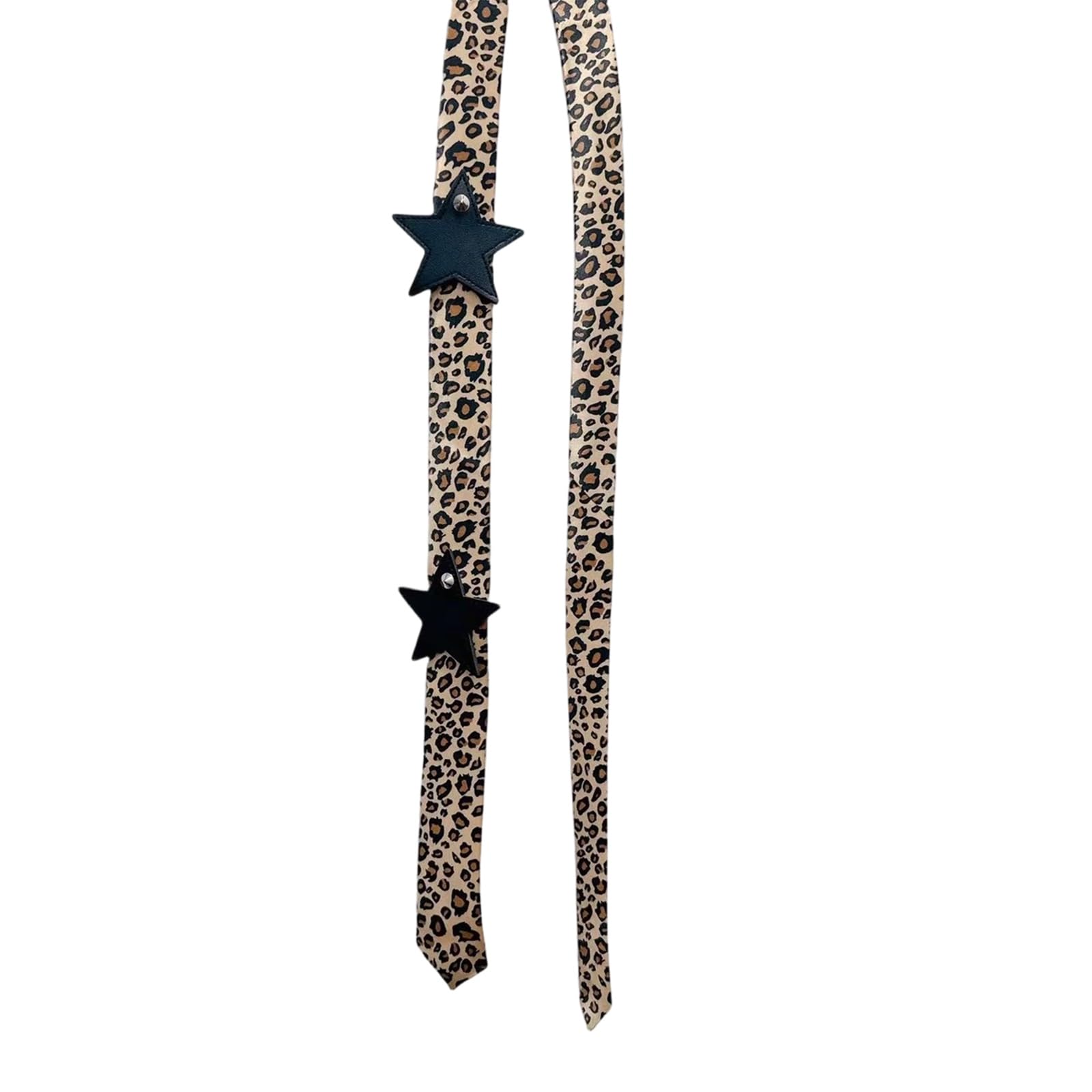 MICFENY Animal Print Dot Scarf Wrap Lightweight Polyester Blend Adjustable Neckwear For Casual Or Prom Occasion