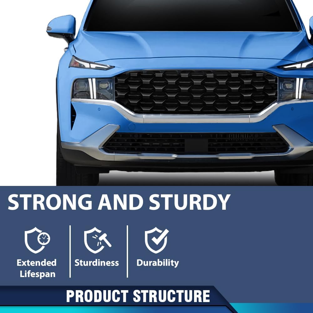 PIT66 Front Bumper Center Moulding Trim Right Passenger Side Compatible with Hyundai Santa Fe 2021-2023