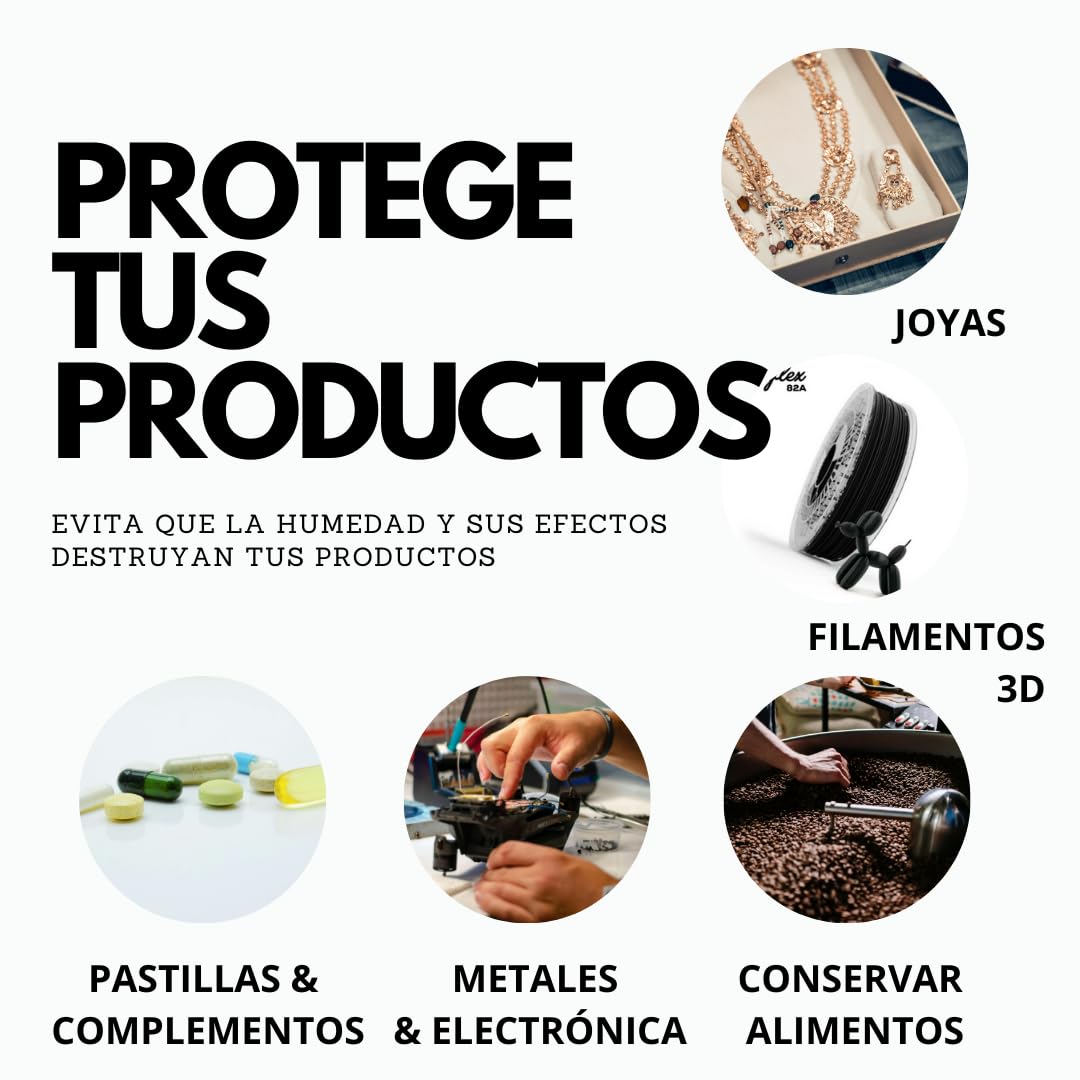Gel de sílice naranja y blanco 3–5 mm Indicador de saturación Absorbedor de humedad Reutilizable Libre de DMF No tóxico Bolitas desecantes Antihumedad Pack 2 x 1 KG