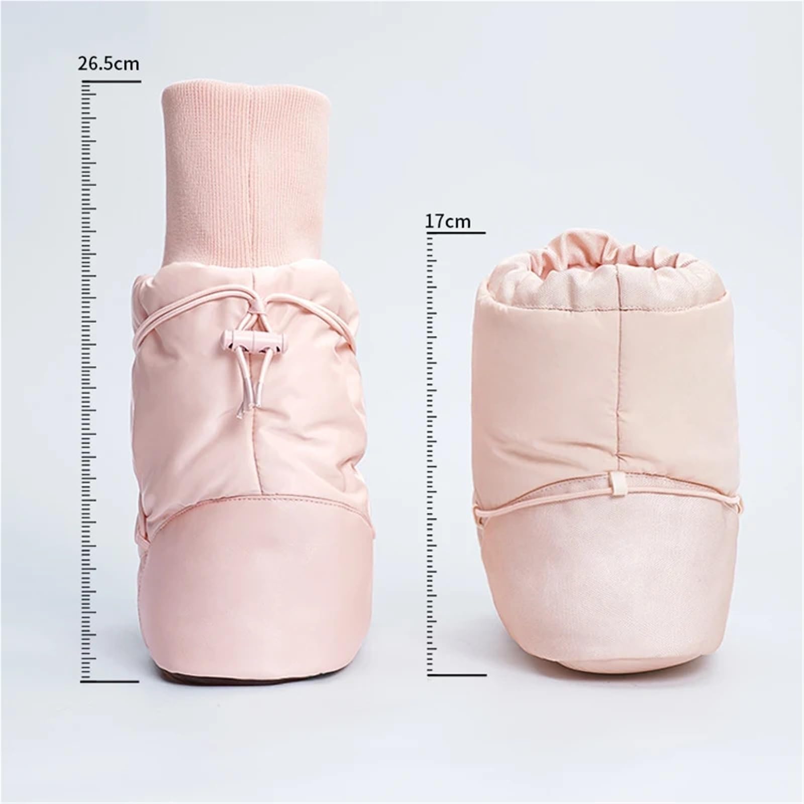 Scaldapiedi Danza Scarpe da Ballo for Bambine e Donne, Stivali Danza Caldi con Fibbia, Stivaletti Ballerina Invernali for Bambini