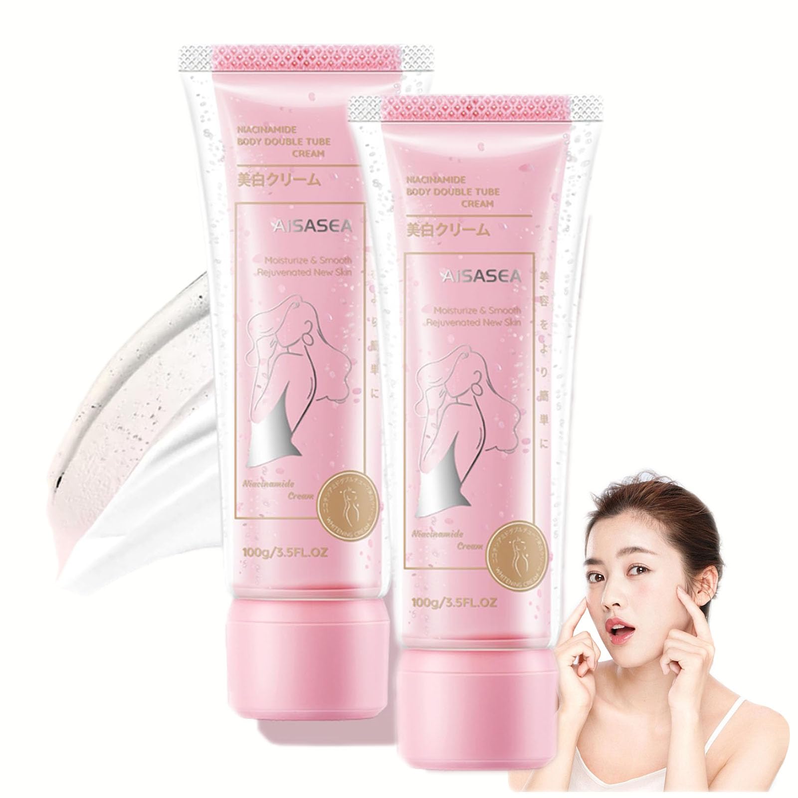 Aisasea 𝐖𝐡𝐢𝐭𝐞𝐧𝐢𝐧𝐠 Cream,Aisasea 𝐖𝐡𝐢𝐭𝐞𝐧𝐢𝐧𝐠 Body Lotion,Aisasea Double Tube 𝐖𝐡𝐢𝐭𝐞𝐧𝐢𝐧𝐠 Cream,Aisasea 𝐖𝐡𝐢𝐭𝐞𝐧𝐢𝐧𝐠 Lotion,Body Lotion For Dry Skin,Aisasea Lotion (2)
