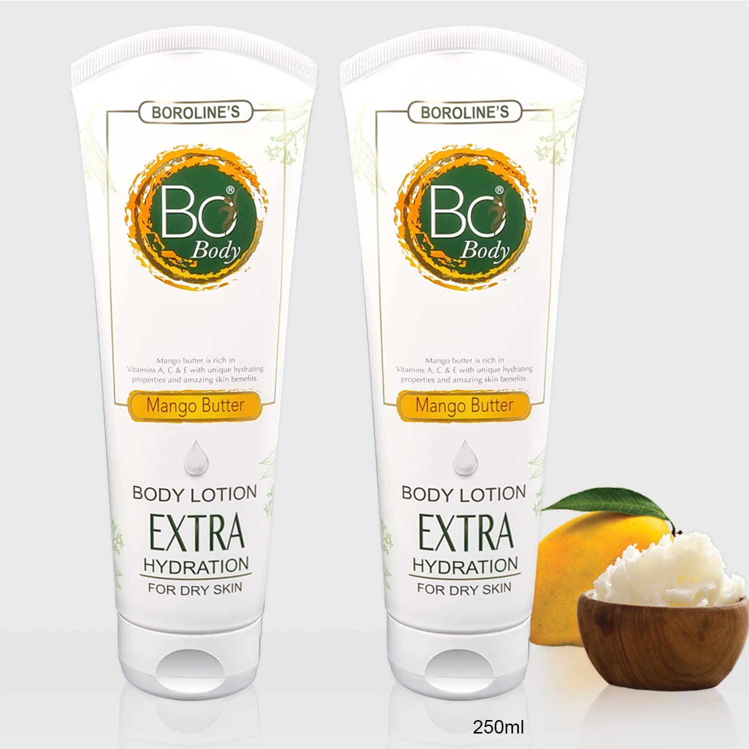 Buy BOROLINE Bo Body Lotion (250 ML X 2) With Deep Moisturizer Mango